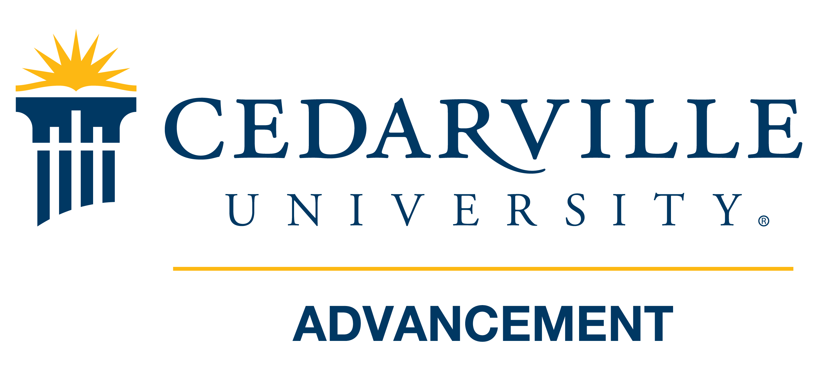 Cedarville University Advancement office logo