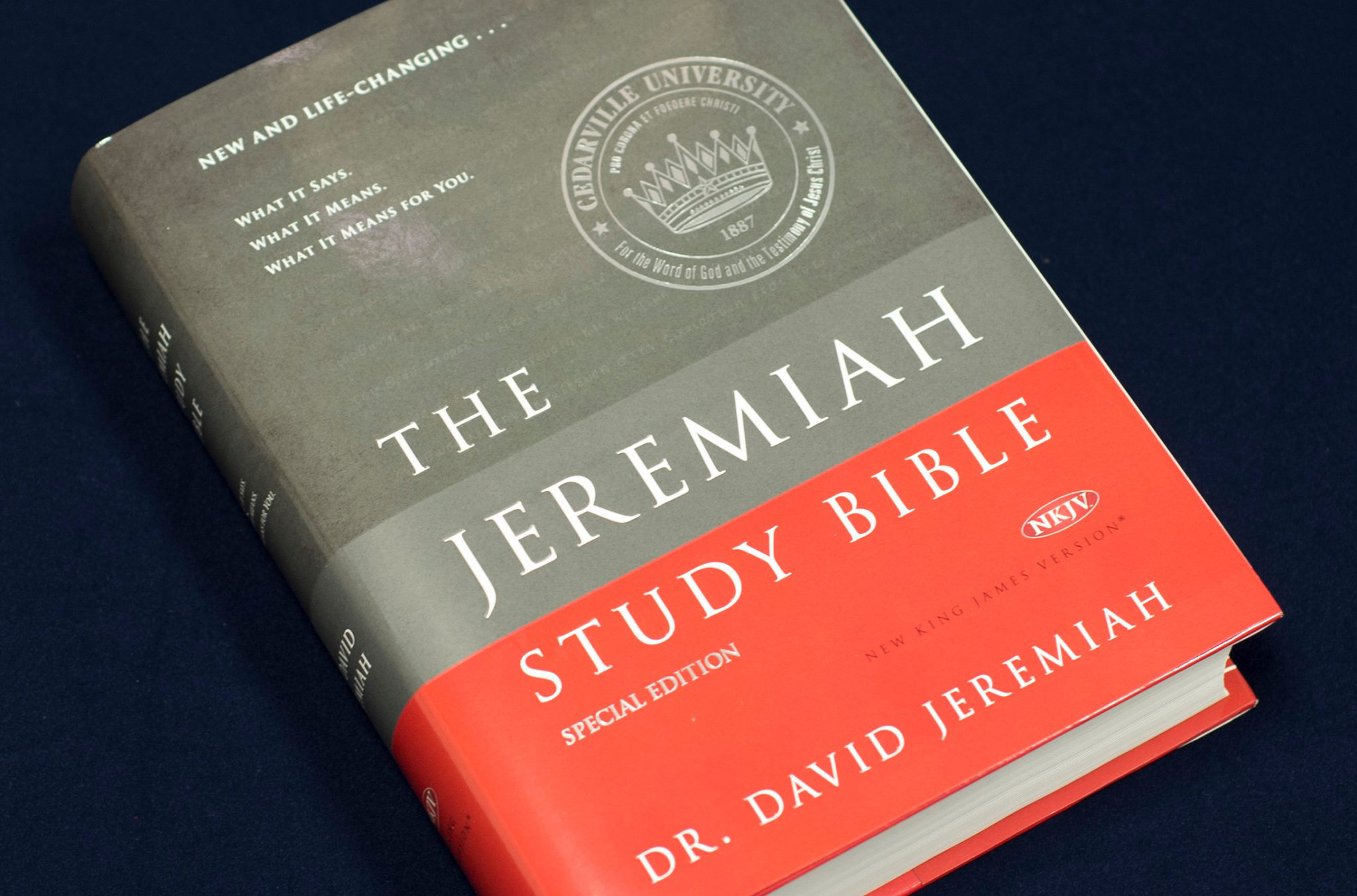 Jeremiah Study Bible Released With Cedarville Special Edition | Public ...