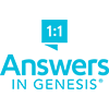 Answers In Genesis Answers in Genesis logo.