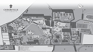 Cedarville University Campus Map