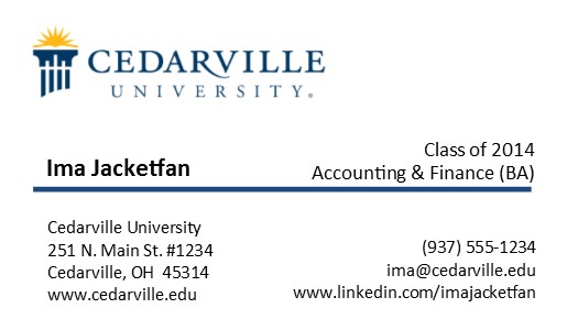 free college student business card template word download