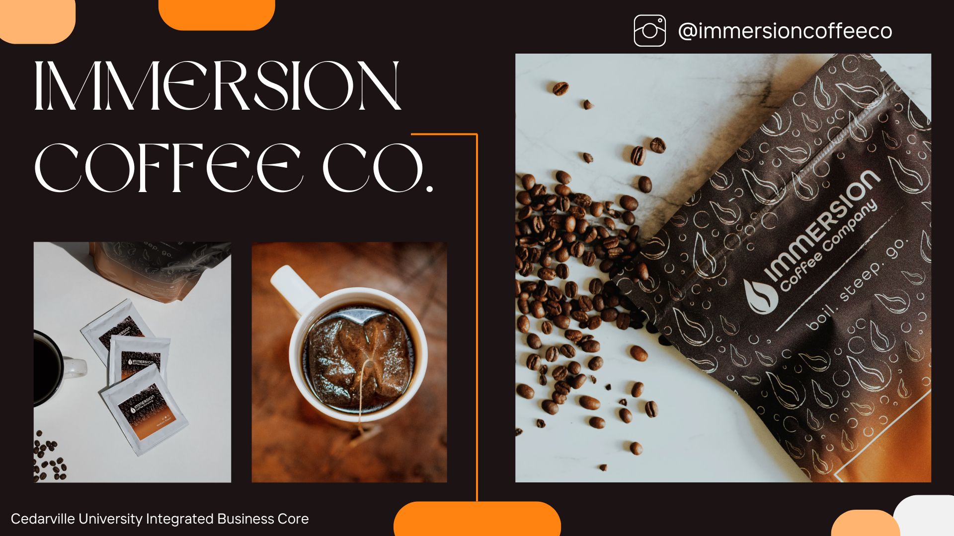 Immersion Coffee Co promo.