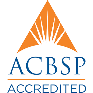 ACBSP accredited logo.