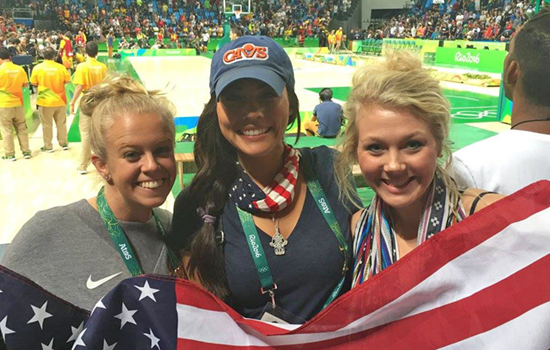 Shannon Arbogast worked at the Rio Olympics