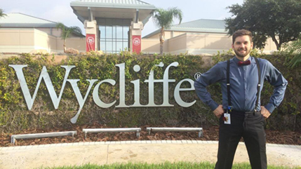 Tim Marvin at Wycliffe headquarters