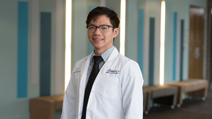Cedarville University Doctorate of Pharmacy student Caleb Tang