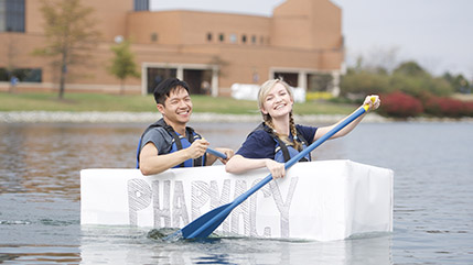 Cardboard canoe race celebrates 25th year as beloved Cedarville University Homecoming Weekend event