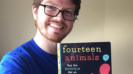 2012 Cedarville University industrial design grad Gabe Pyle is making a splash with his children's book, "Fourteen Animals (That Are Definitely Not an Octopus).” 