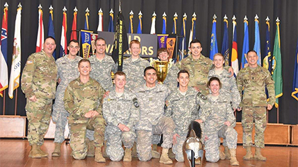 Cedarville University ROTC cadets. 