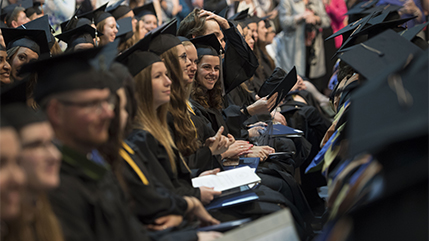 Cedarville's class of 2018 had a remarkable 98.4 percent of graduates employed or in grad school six months after commencement. 