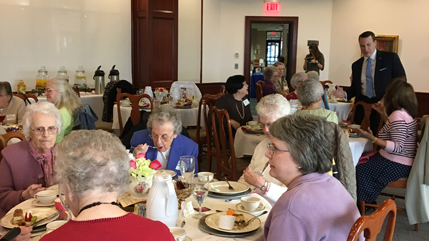 CU Women's luncheon for local widows