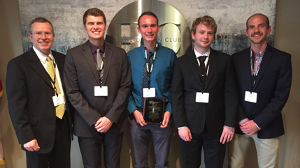 Computer engineering team that won Technology First award 2019