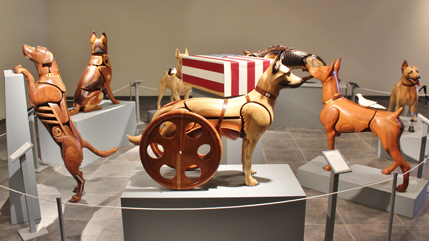 Canine Warriors sculptures