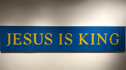 Jesus is King artwork by Zac Benson
