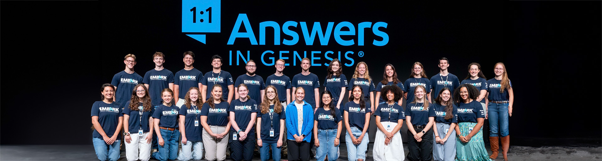 College students including six from Cedarville University served as interns with Answers in Genesis in summer of 2024