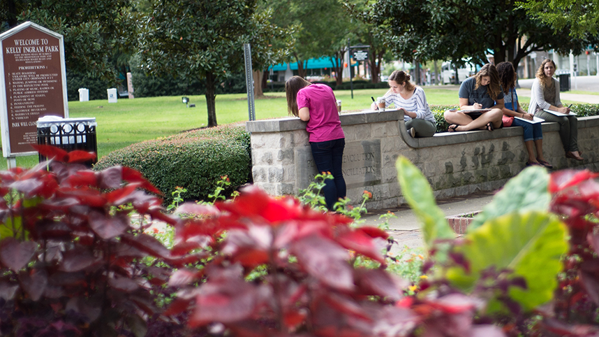 Cedarville Students in Kelly Ingram Park 858