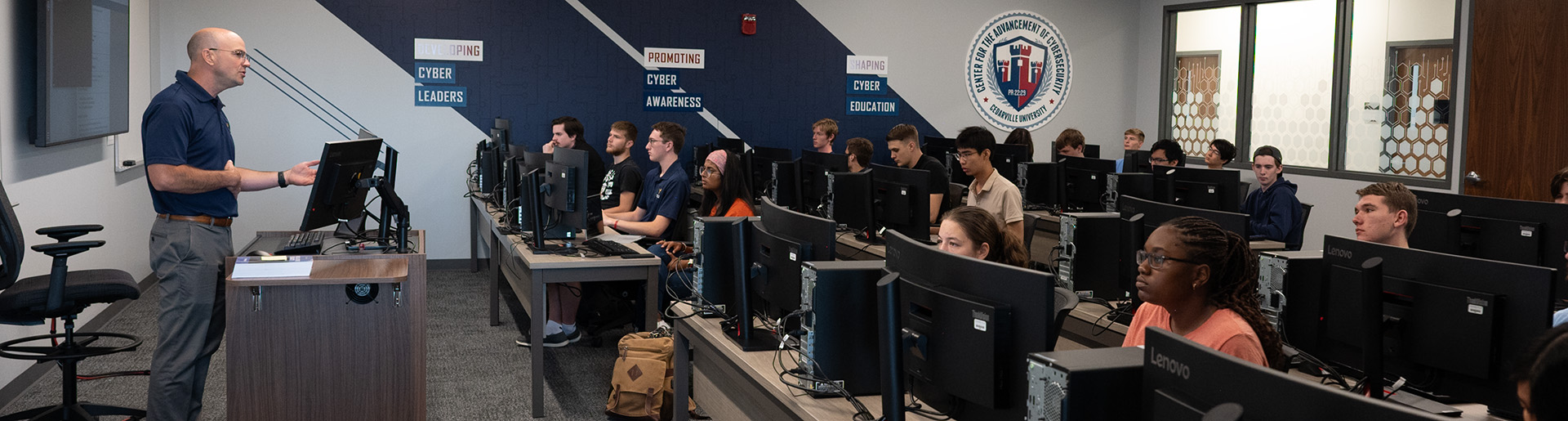 Dr. Mark Hamman teaches a cyber security class in the number one ranked program in the country.