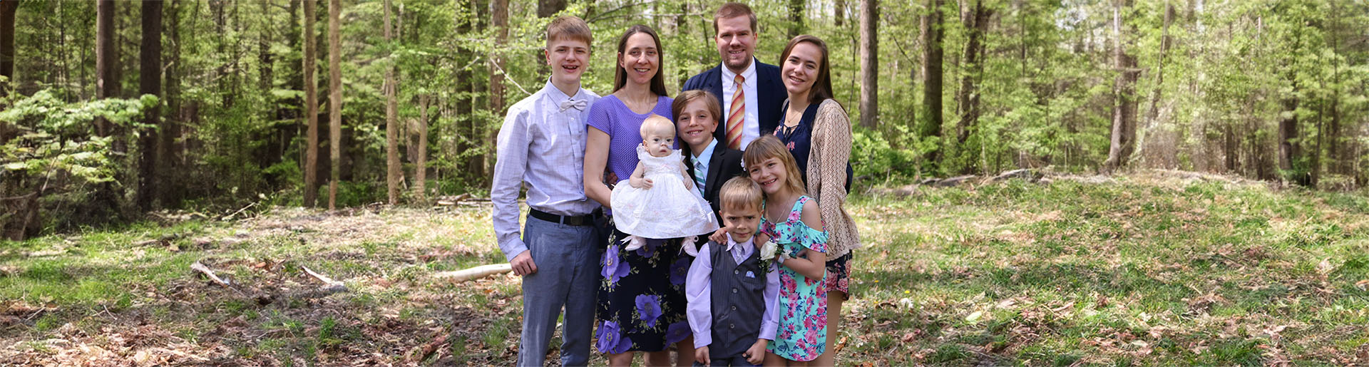 Daniel Foster and family in 2019