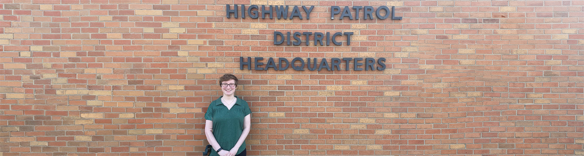 Hannah Hemple at South Dakota Highway Patrol Headquarters 1920