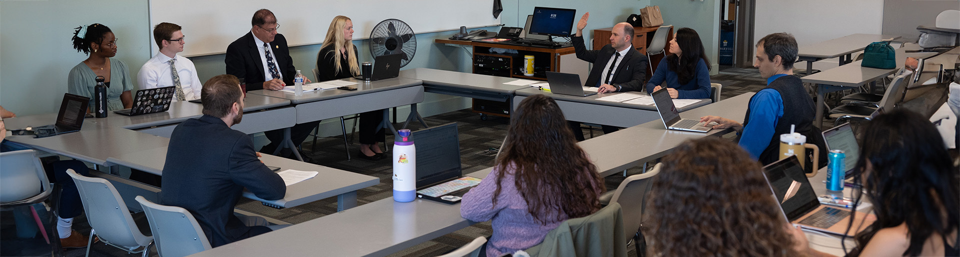 Cedarville University&#39;s School of Pharmacy teaches through a mock board that helps students navigate the field as professionals.