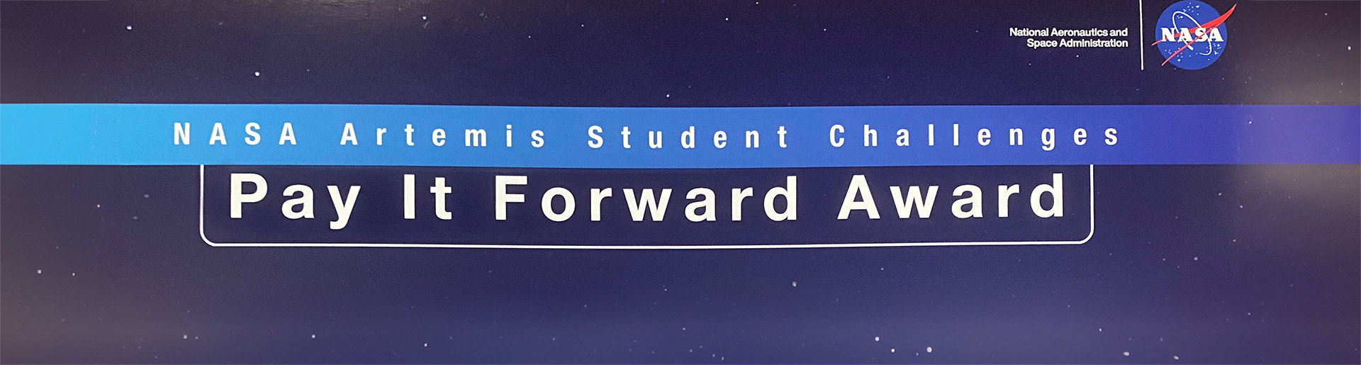 Pay It Forward Award NASA Student Launch 1920