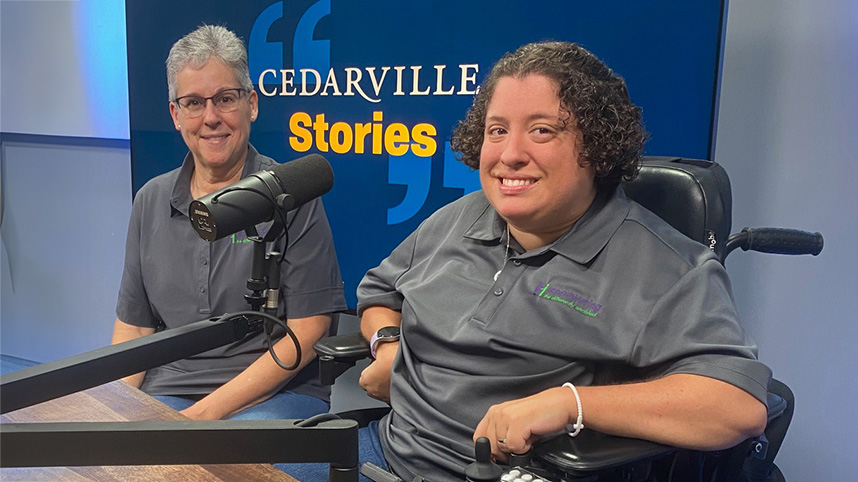 Barb and Emily Shanahan discuss their journey of hope on the Cedarville Stories podcast.