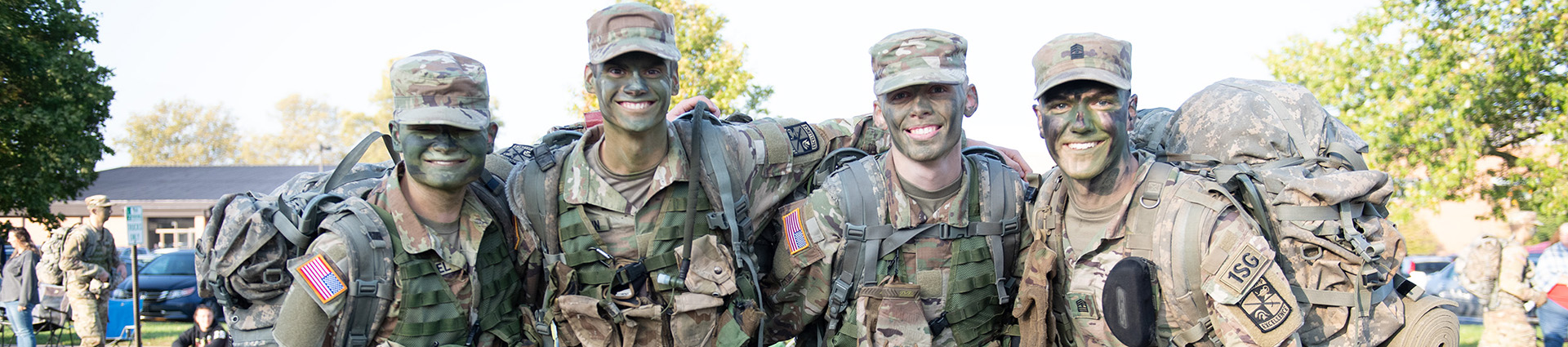 Cedarville University ROTC cadets.