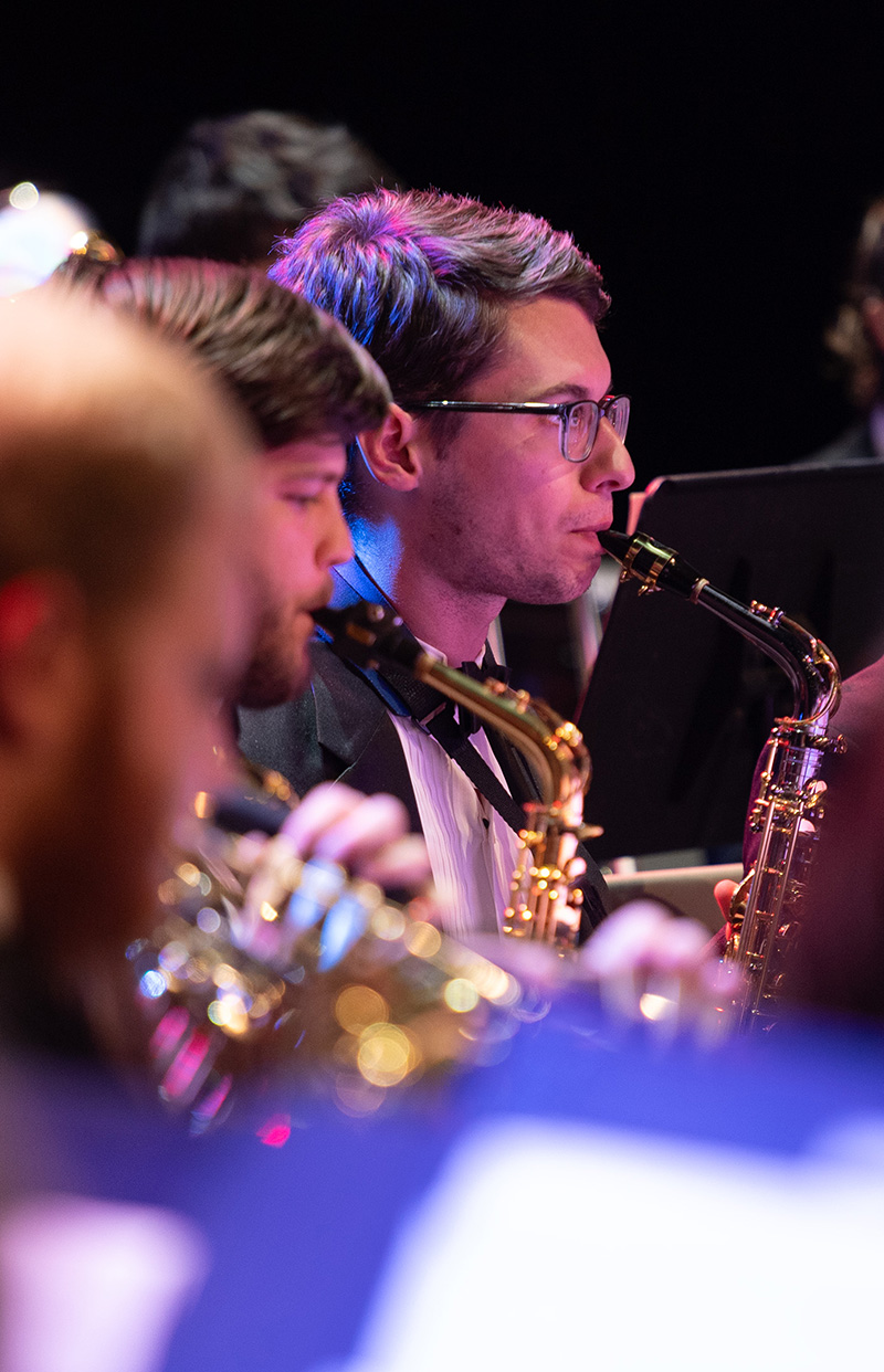 Cedarville University's wind symphony performs at Ohio Music Education Association Conference.