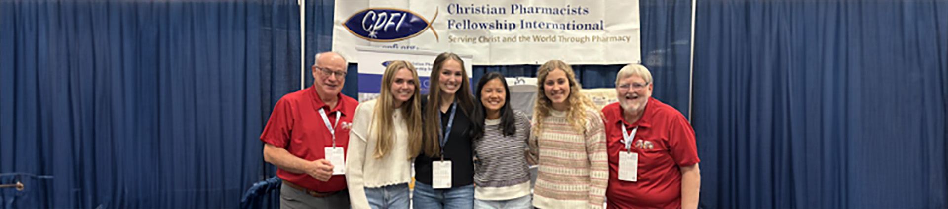 Pharmacy students at medical missions conference.