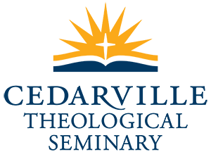 cts-2-color-300x216 Logo for Cedarville Theological Seminary, a rising sun with cross above an open Bible.