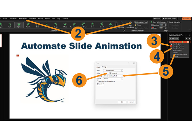 animated powerpoint slide design tutorial