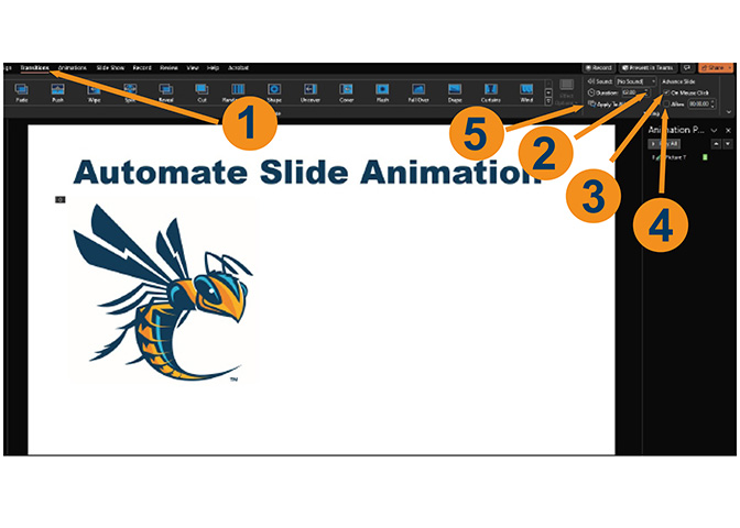 is it good to transitions and animations for powerpoint