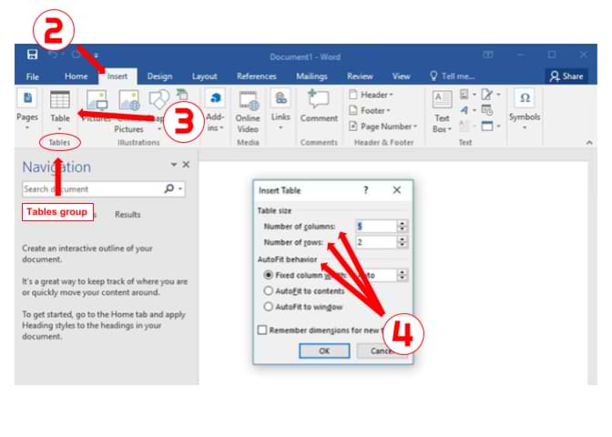 How To Import Excel Data Into A Word Table Cedarville University 2354