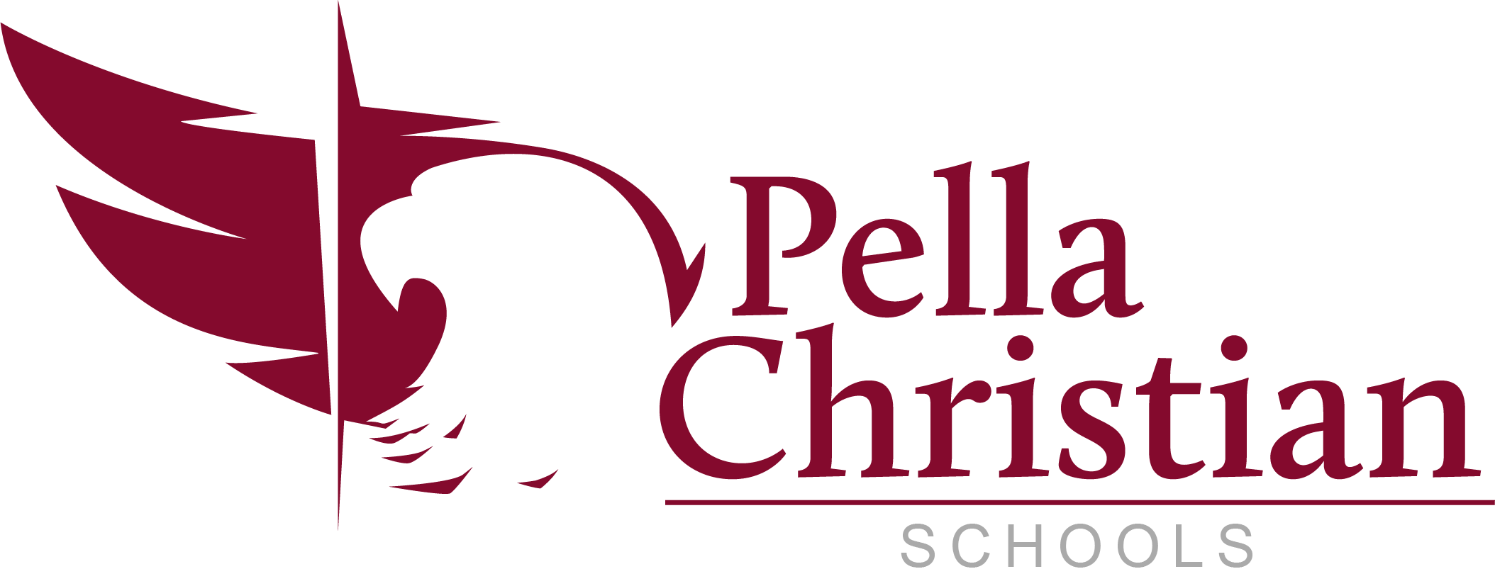 Pella Christian Logo pella christian schools logo