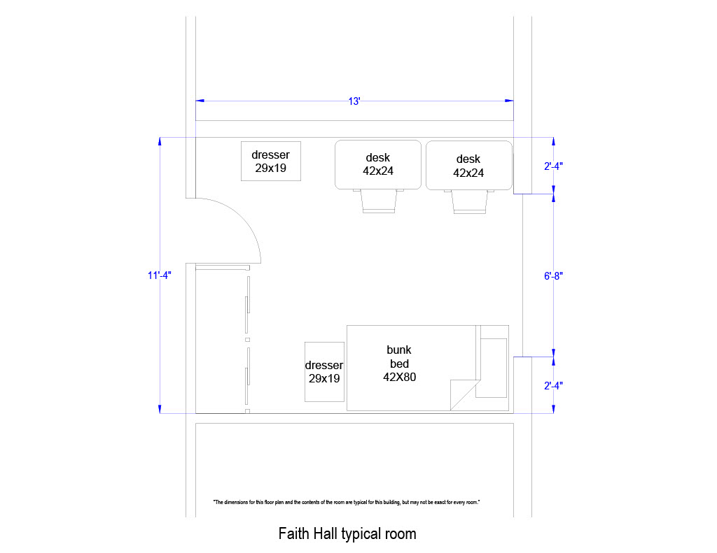 Faith room layout